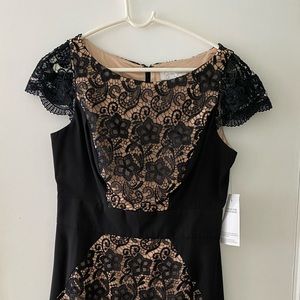 NWT Jessica Simpson Black lace cocktail dress!